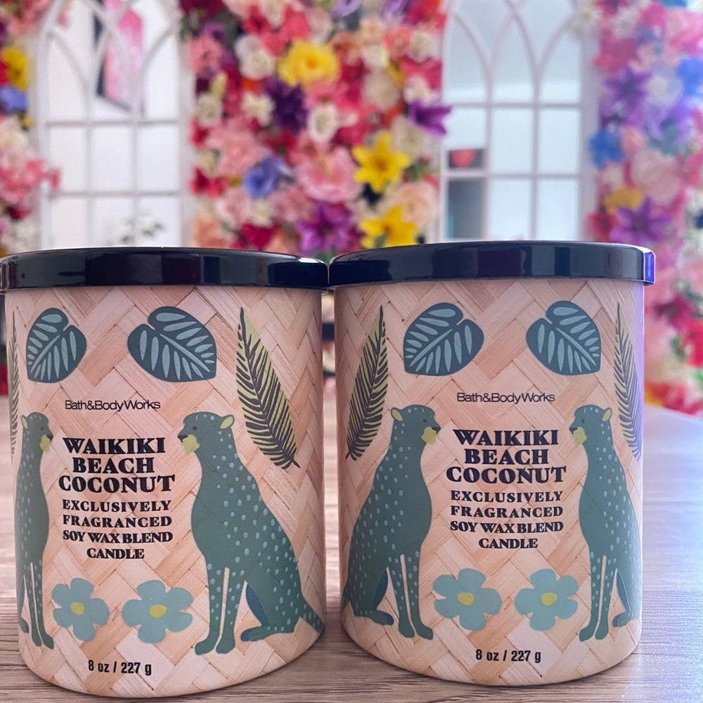 Bath & Body Works Cream and Green Botanical Body Care